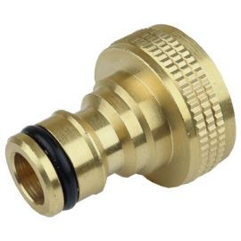 3/4” brass tap connector