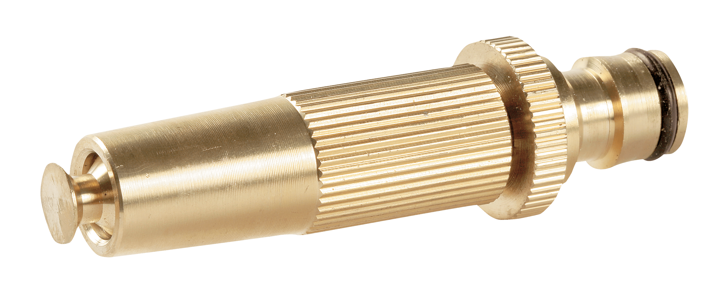 Adjustable brass spray nozzle
