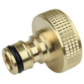 1” brass tap connector