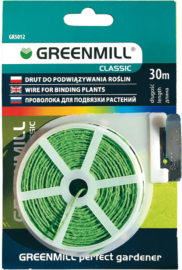 Drut ogrodniczy płaski z obcinaczem