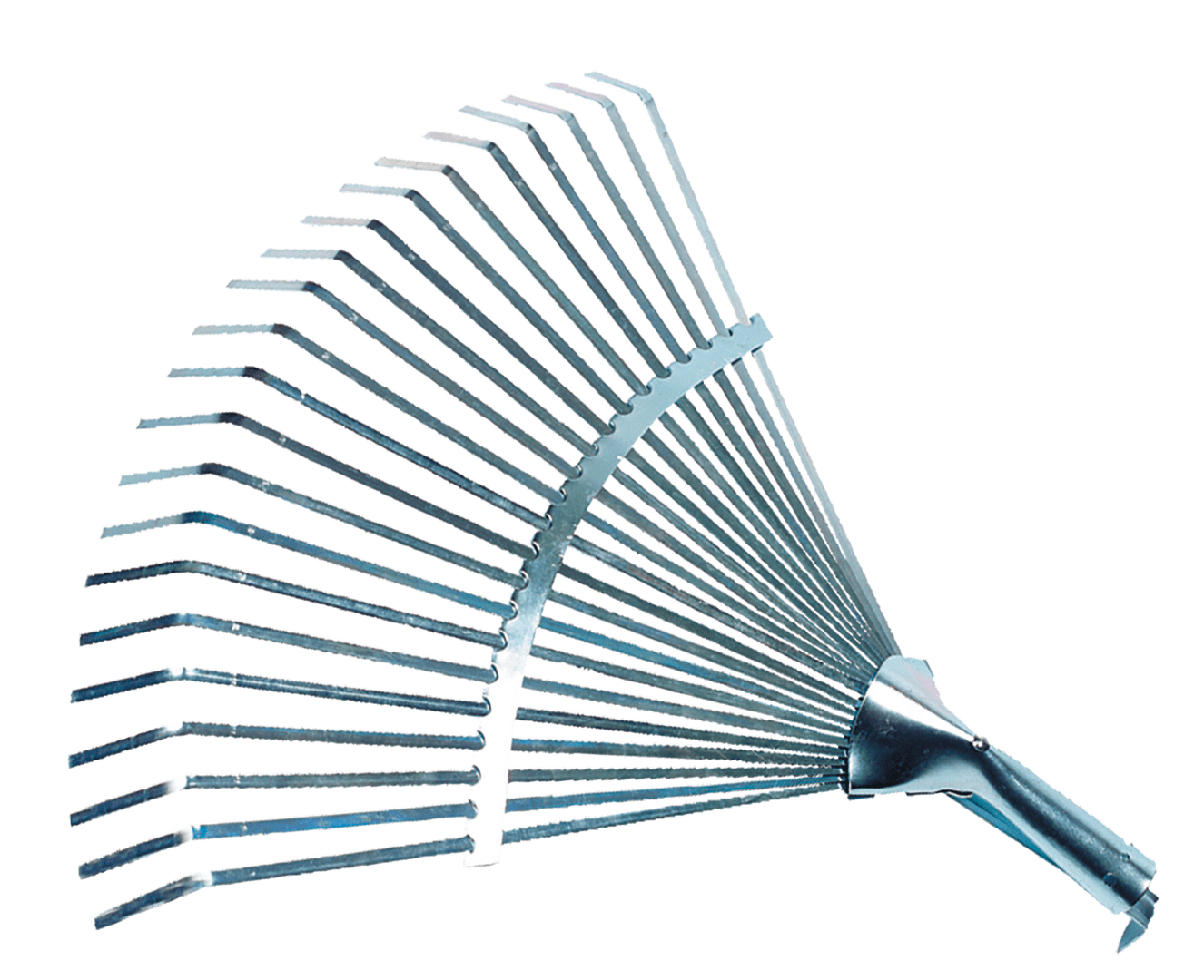 Metal 22-tooth leaf-rake, adjustable
