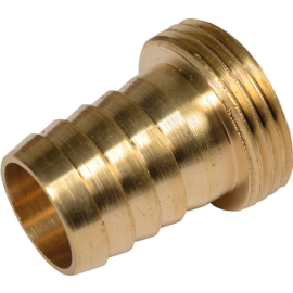 Brass hose connector with male thread M3/4” - 19 mm