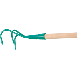 3-tooth cultivator with a handle
