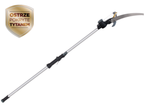 Tree pruner with a telescopic pole, saw and rotating head – UP6605T